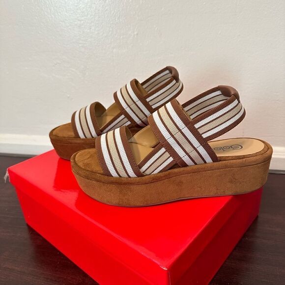 Golo elastic stripe platform sandal size 7,5 - Picture 7 of 14